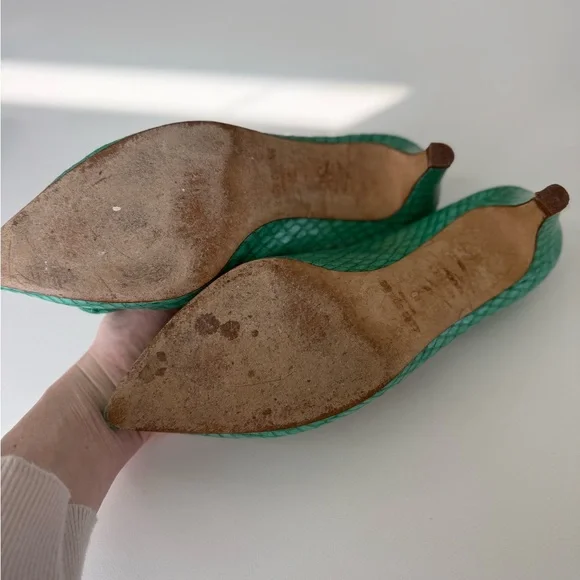 Kate Spade Green Kitten heel - Picture 4 of 4